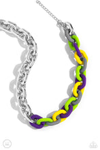 Load image into Gallery viewer, Contrasting Couture - Silver Choker Necklace