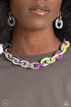 Load image into Gallery viewer, Contrasting Couture - Silver Choker Necklace