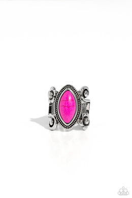 Flower SWIRL - Pink Ring