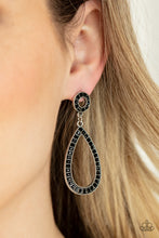 Load image into Gallery viewer, Regal Revival - Black Post Earrings