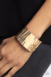 Modern Metallurgy - Gold Cuff Bracelet