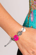 Load image into Gallery viewer, Shore Up - Pink Sliding Knot Bracelet