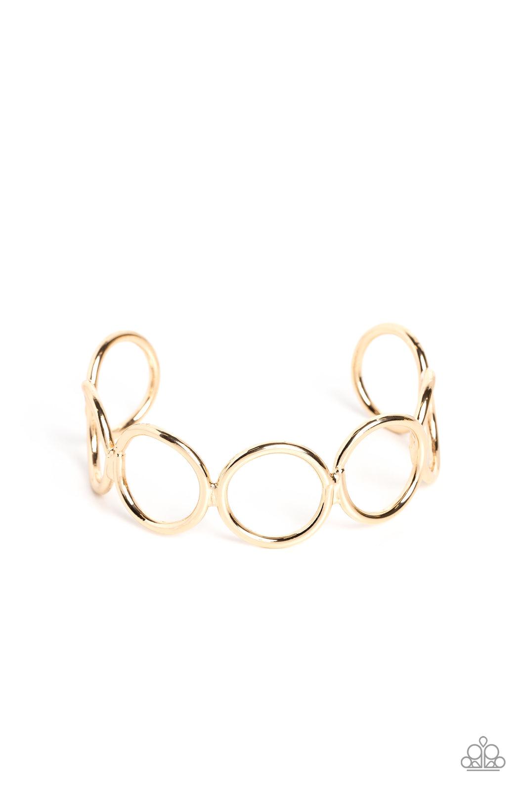 Socialite Sheen - Gold Cuff Bracelet