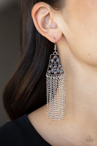 Cleopatras Allure - Silver Earrings