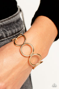 Socialite Sheen - Gold Cuff Bracelet