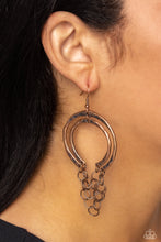 Load image into Gallery viewer, Dont Go CHAINg-ing - Copper Earrings