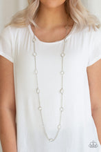 Load image into Gallery viewer, Glassy Glamorous - White Necklace