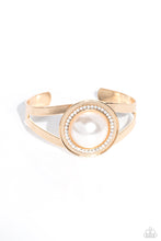 Load image into Gallery viewer, Put On The GLITZ - Gold Cuff Bracelet