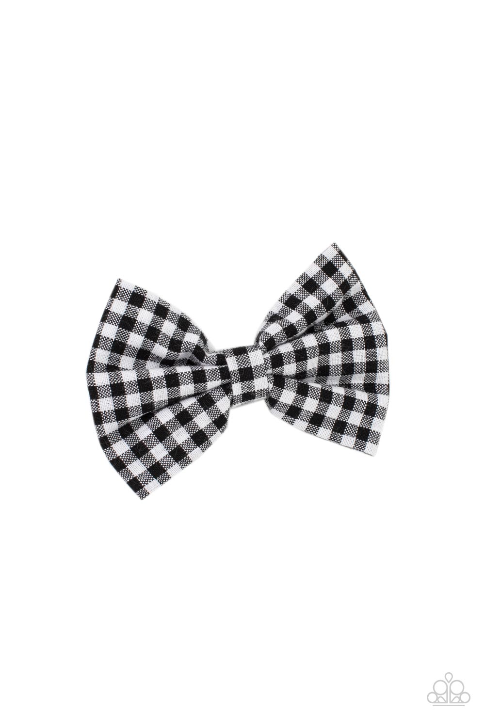 Gingham Grove - Black Hair Clip