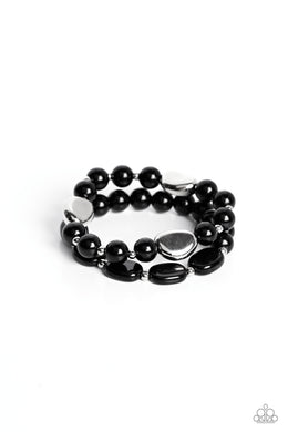 Roadhouse Renegade - Black Stretchy Bracelets