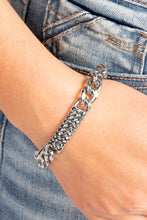 Load image into Gallery viewer, Icy Impact - Silver Bracelet