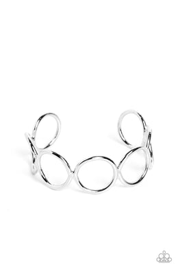 Socialite Sheen - Silver Cuff Bracelet