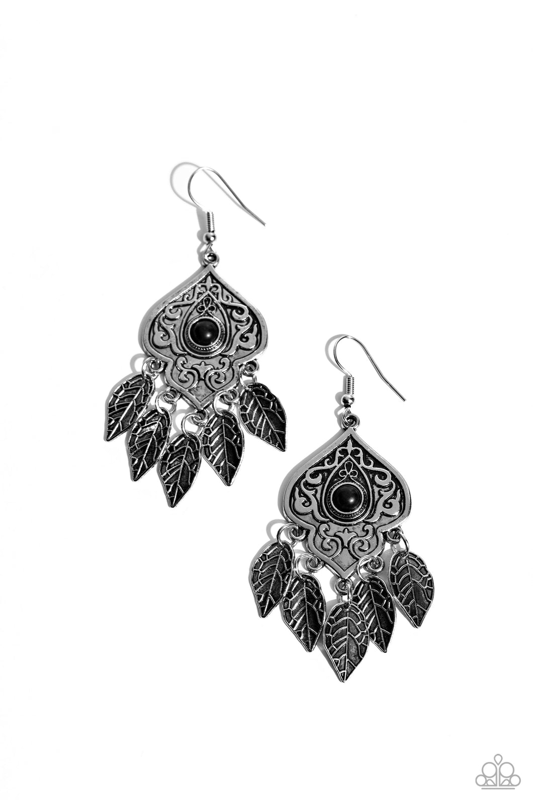 Desert Canopy - Black Earrings