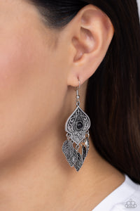 Desert Canopy - Black Earrings