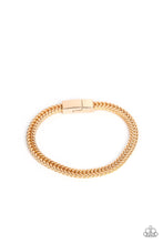 Load image into Gallery viewer, City Crusader - Gold Magnetic Closure Bracelet