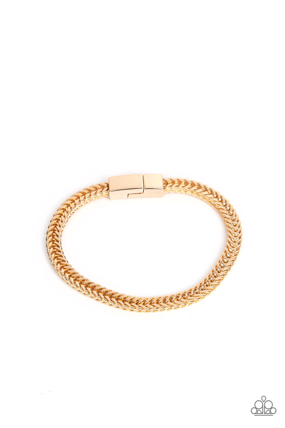 City Crusader - Gold Magnetic Closure Bracelet