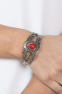 Sonoran Soul Searcher - Red Cuff Bracelet