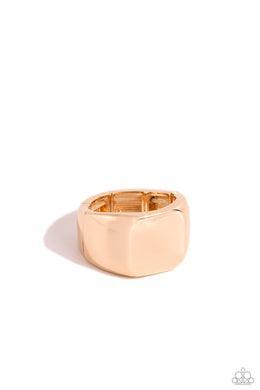 Blanked Out - Gold Urban Ring