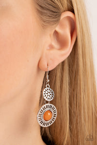 Ocean Orchard - Orange Earrings