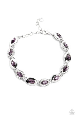 Some Serious Sparkle - Purple Bracelet