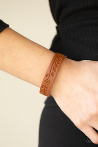 Rural Equinox - Brown Snap Bracelet