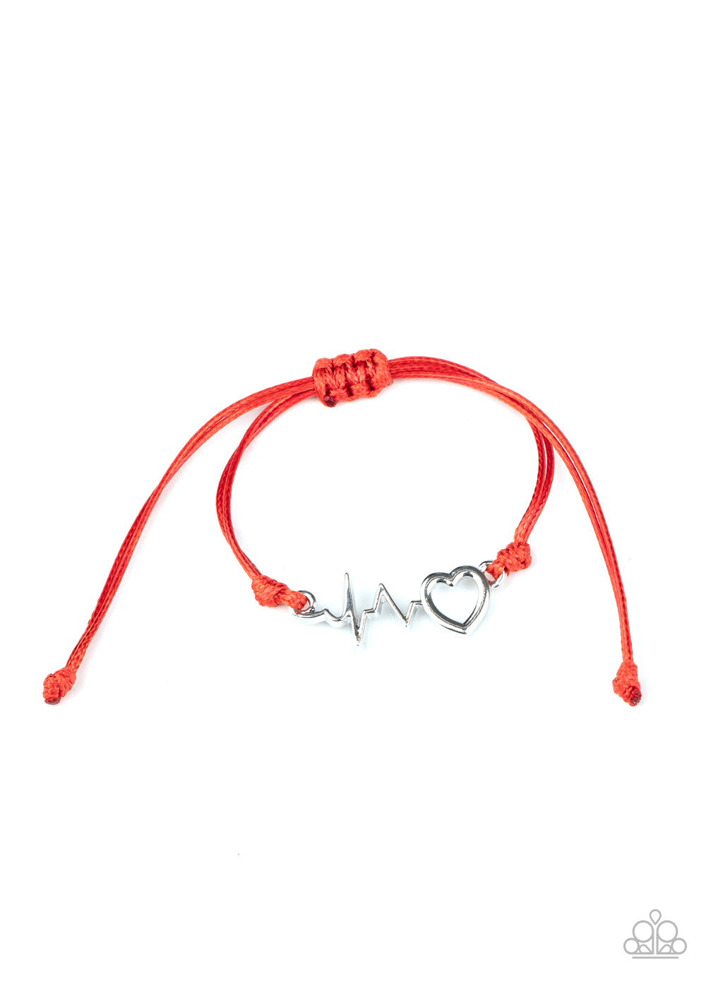 Cardiac Couture - Red Sliding Knot Bracelet