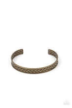 Load image into Gallery viewer, Terra Tread - Brass Cuff Bracelet