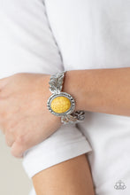 Load image into Gallery viewer, Western Wings - Yellow Cuff Bracelet