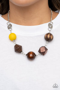 Eco Extravaganza - Yellow Necklace