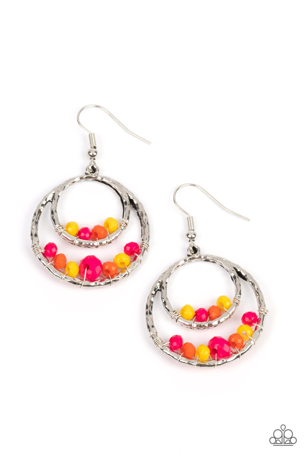 Bustling Beads - Multi Earrings