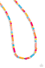 Load image into Gallery viewer, Beaded Beginner - Orange Necklace