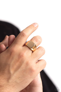 Blanked Out - Gold Urban Ring