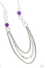 Load image into Gallery viewer, Margarita Masquerades - Purple Necklace