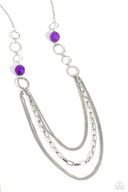 Margarita Masquerades - Purple Necklace