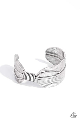 Quill Quencher - Silver Cuff Bracelet