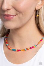 Load image into Gallery viewer, Beaded Beginner - Orange Necklace