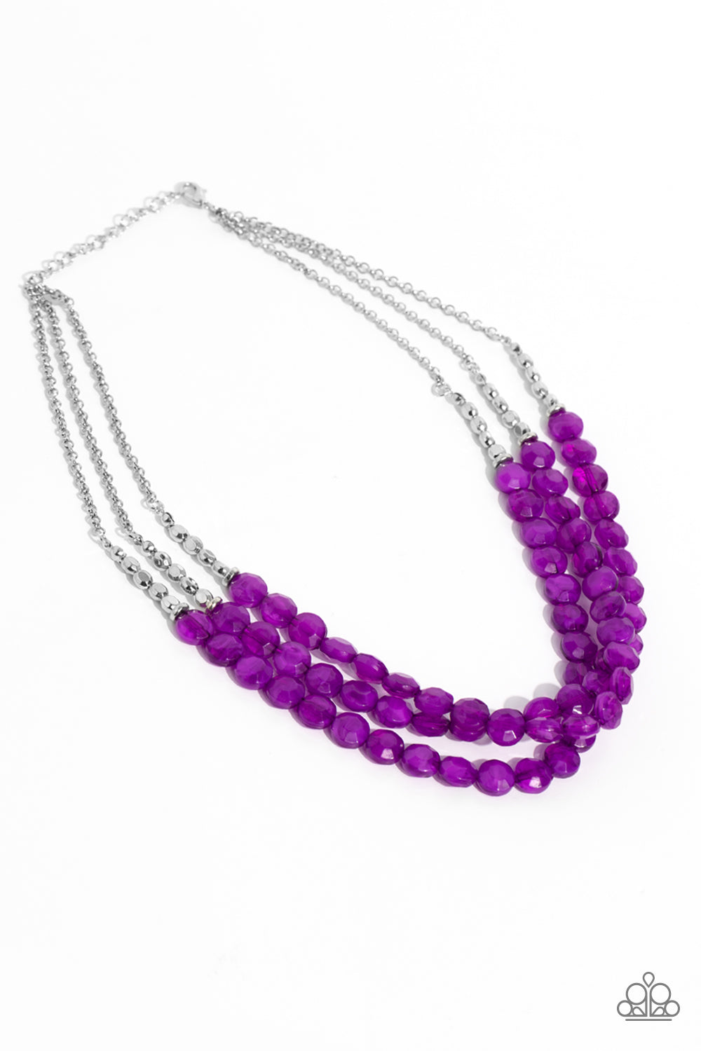 Pacific Picnic - Purple Necklace