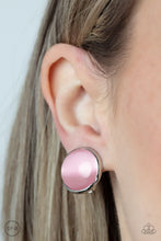 Load image into Gallery viewer, Cool Pools - Pink Clip-On Earrings