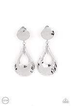 Load image into Gallery viewer, Metallic Magic - Silver Clip-On Earrings