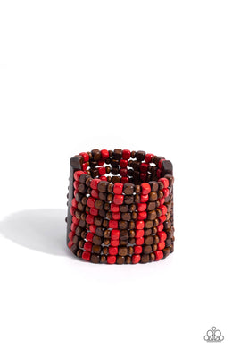 R and R - Red Stretchy Bracelet