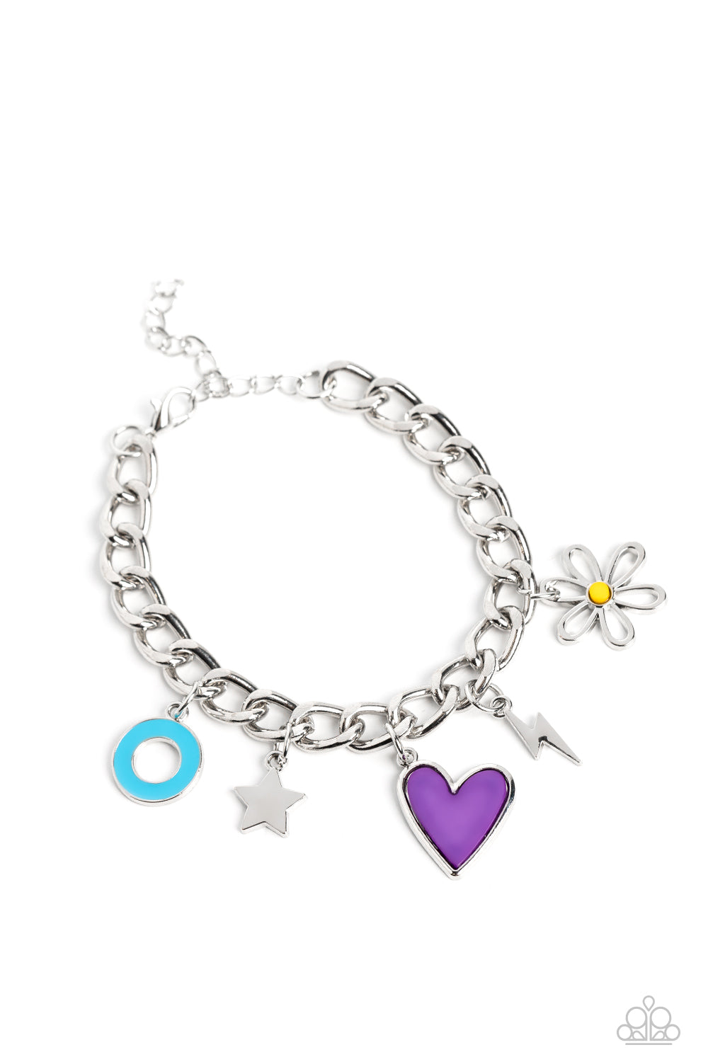 Turn Up the Charm - Purple Bracelet