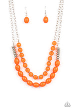 Load image into Gallery viewer, Venetian Voyage - Orange Necklace