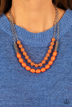 Load image into Gallery viewer, Venetian Voyage - Orange Necklace