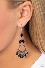 Load image into Gallery viewer, Girly Girl Getup - Black Earrings