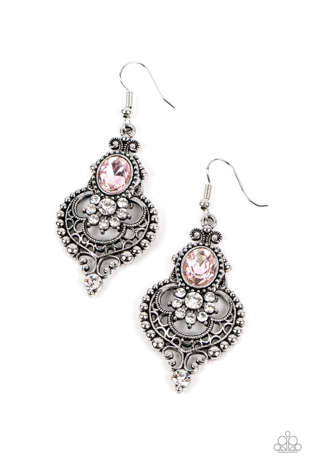 Castle Chateau - Pink Earrings