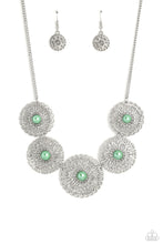 Load image into Gallery viewer, Chrysanthemum Craze - Green Necklace