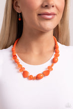 Load image into Gallery viewer, Tropical Tsunami - Orange Necklace