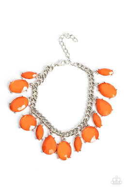 Serendipitous Shimmer - Orange Bracelet