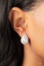 Load image into Gallery viewer, Cosmic Castles - Rose Gold Clip-On Earrings