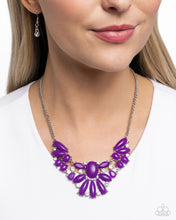 Load image into Gallery viewer, Dazzling Diadem - Purple Necklace